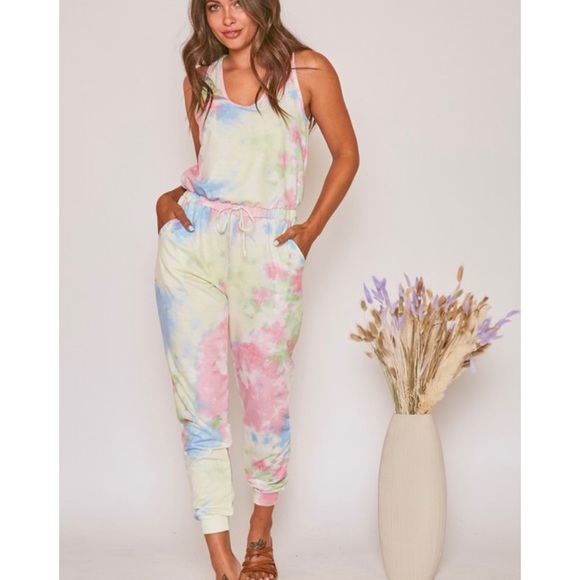 Pants - Escape The Day Tie Dye Jumpsuit
